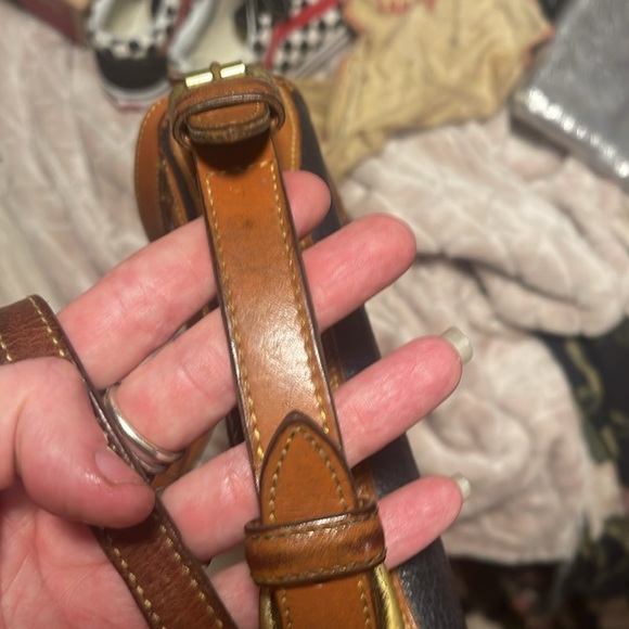 Vintage dooney and bourke navy saddlebag crossbody - Picture 9 of 14